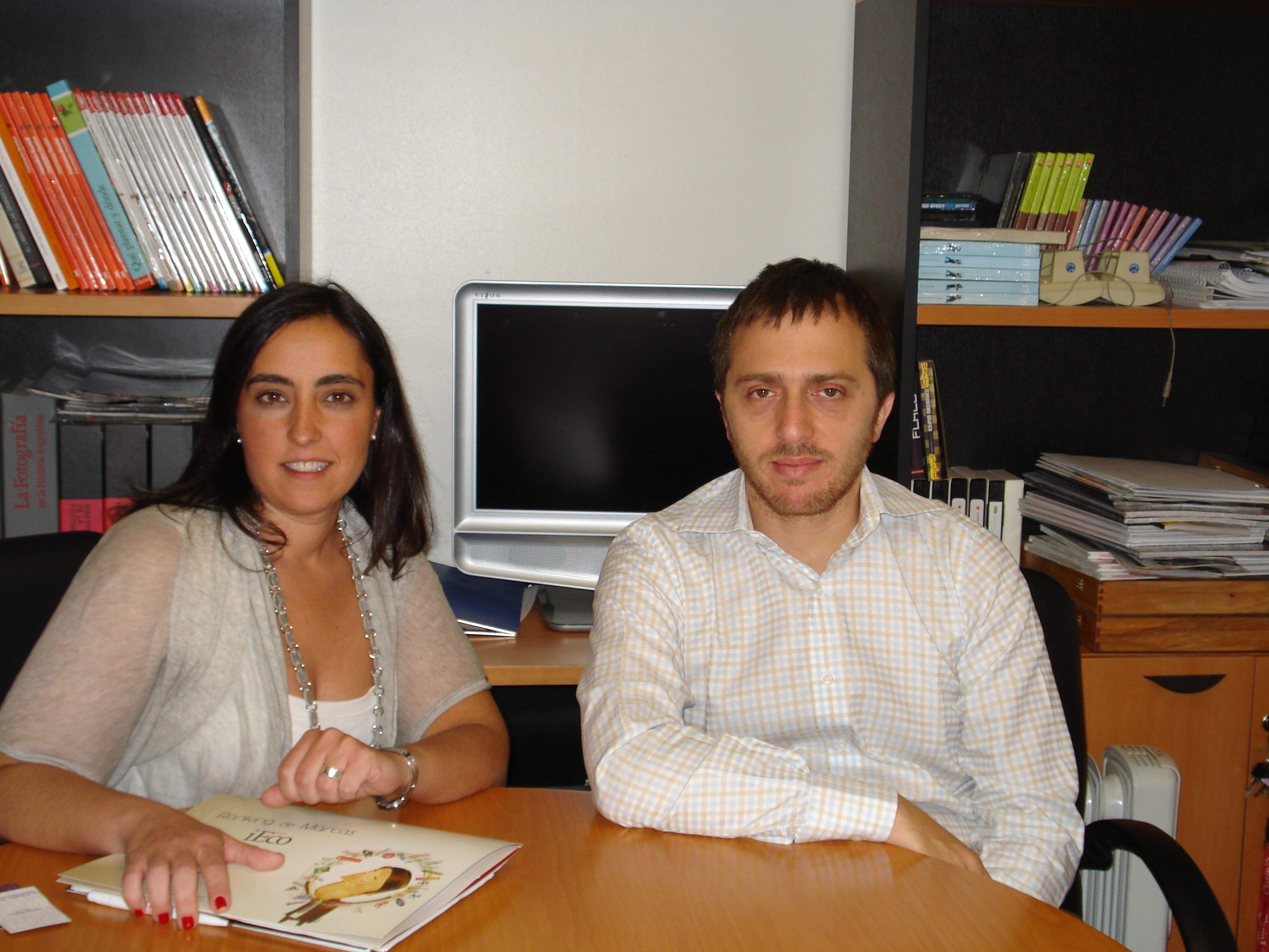 2008. Pablo Schcolnik y Paula Reboursin de Clarín: una dupla que marca la diferencia